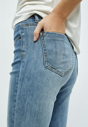 Peppercorn PCFione MW Denim Jeans Jeans 9600 Light Blue Wash