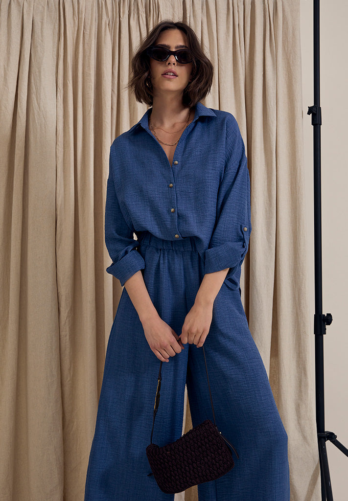 Peppercorn PCGaby Shirt Skjorter 5007 Palace Blue