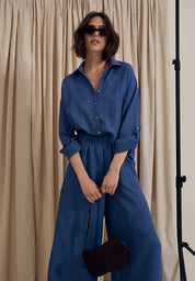 Peppercorn PCGaby Shirt Skjorter 5007 Palace Blue