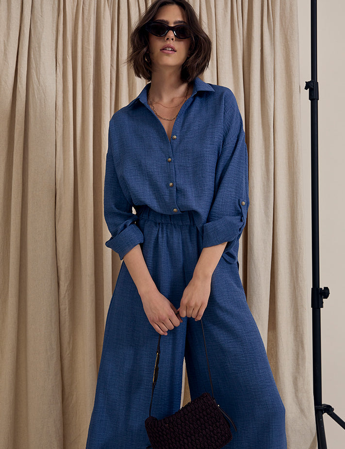 Peppercorn PCGaby Shirt Skjorter 5007 Palace Blue