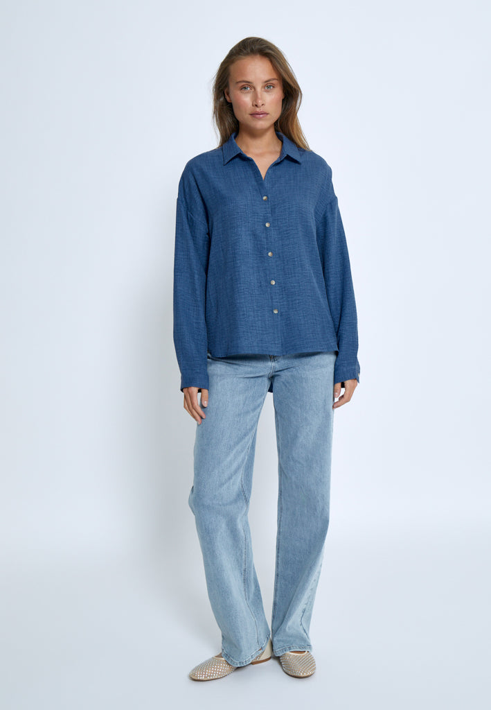 Peppercorn PCGaby Shirt Skjorter 5007 Palace Blue