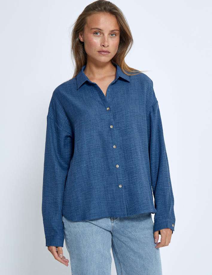 Peppercorn PCGaby Shirt Skjorter 5007 Palace Blue