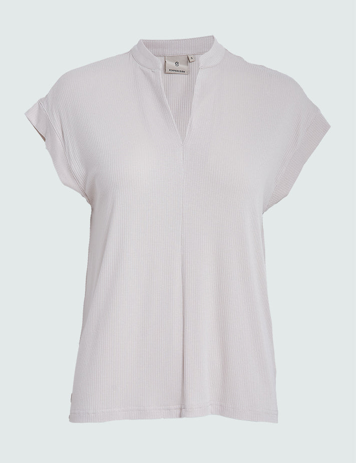 Peppercorn PCGenna Sleeveless T-Shirt T-Shirt 0202 Whitecap Grey
