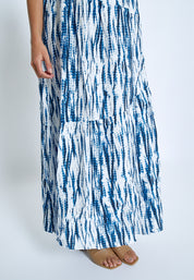 Peppercorn PCGigi Maxi Dress Kjoler 5007P Palace Blue Print