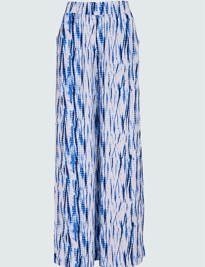 Peppercorn PCGigi Pant Bukser 5007P Palace Blue Print