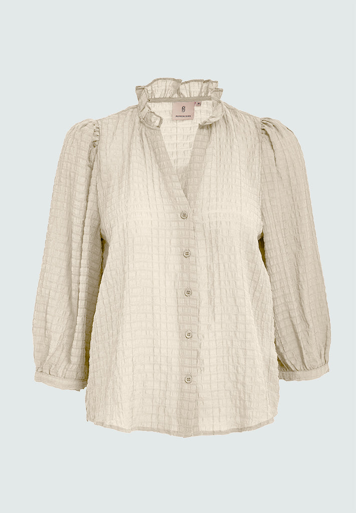 Peppercorn PCGiselle Shirt Skjorter 0202 Whitecap Grey
