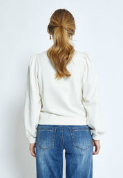 Peppercorn PCGloria GOTS Sweatshirt Sweatshirts 0011 Gardenia