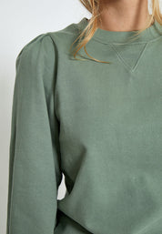 Peppercorn PCGloria GOTS Sweatshirt Sweatshirts 3790 Hedge Green