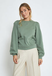 Peppercorn PCGloria GOTS Sweatshirt Sweatshirts 3790 Hedge Green