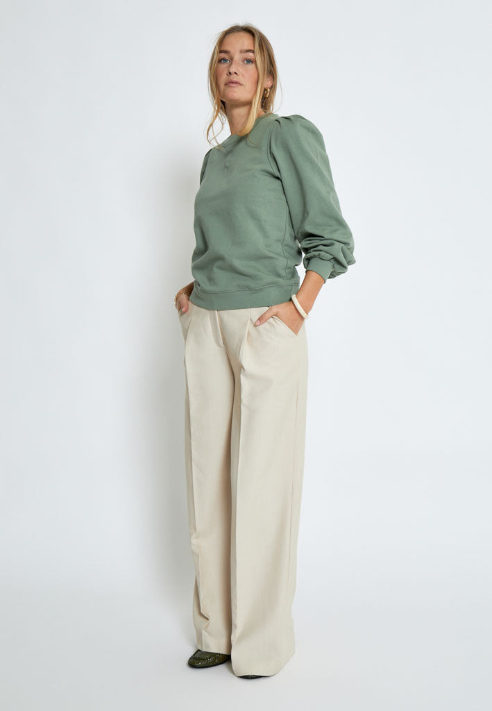 Peppercorn PCGloria GOTS Sweatshirt Sweatshirts 3790 Hedge Green