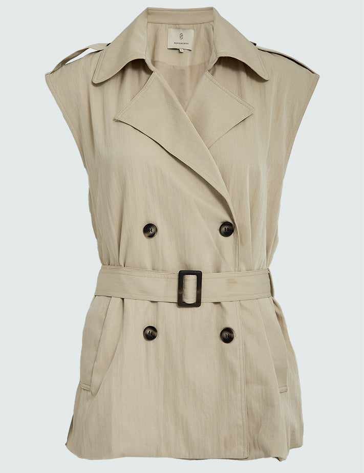 Peppercorn PCGrady Vest Vest 0274 LIGHT SAND
