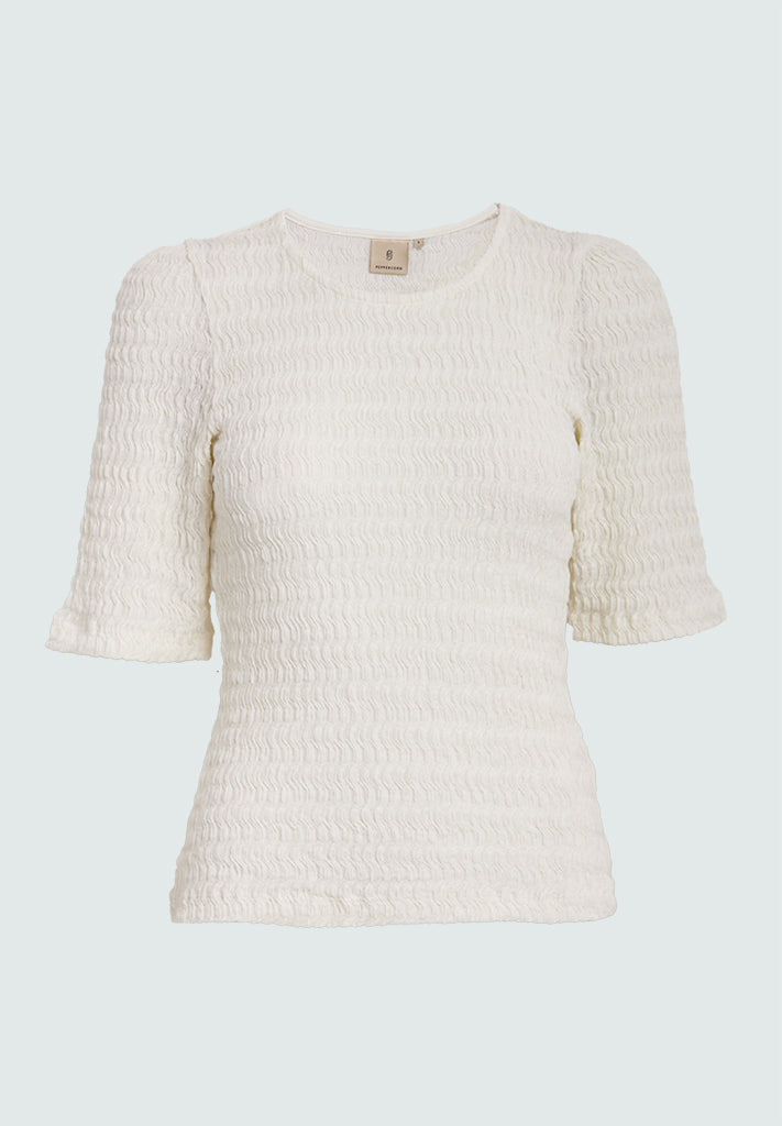 Peppercorn PCGunvor Top T-Shirt 0202 Whitecap Grey