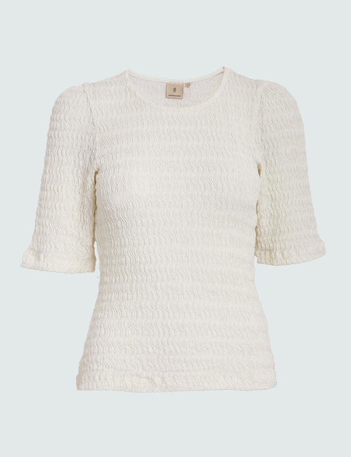 Peppercorn PCGunvor Top T-Shirt 0202 Whitecap Grey