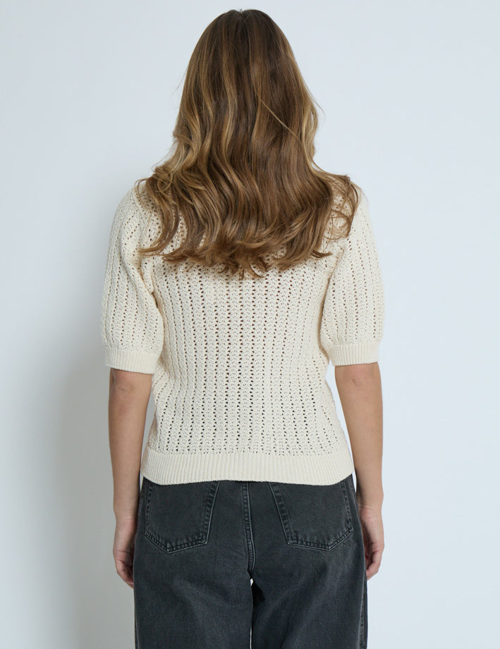 Peppercorn PCHady Knit Cardigan Cardigans 0202 Whitecap Grey