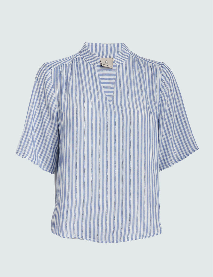 Peppercorn PCHailey Blouse Bluser 1039S FADED DENIM ST