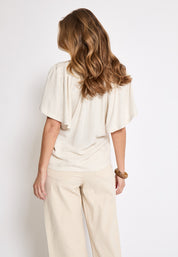 Peppercorn PCHannah Blouse Bluser 0202M Whitecap Grey mel