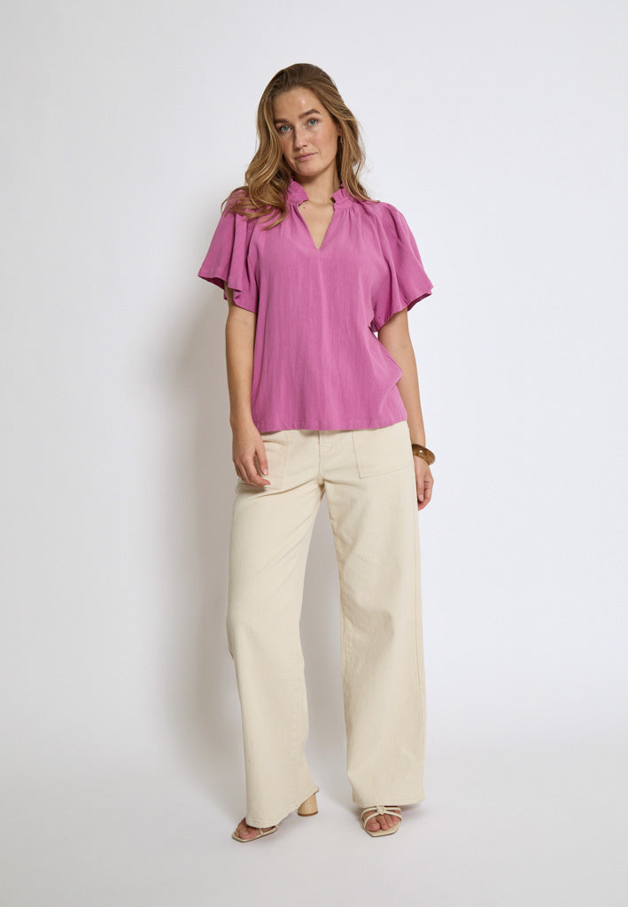 Peppercorn PCHannah Blouse Bluser 7002 Rosebud Pink