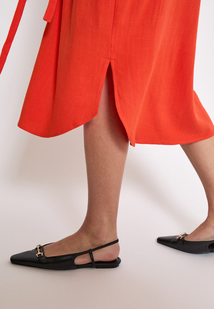 Peppercorn PCHannah Shirt Dress Kjoler 4174 Hot Coral