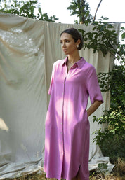 Peppercorn PCHannah Shirt Dress Kjoler 7002 Rosebud Pink