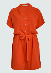 Peppercorn PCHannah Short Dress Kjoler 4174 Hot Coral