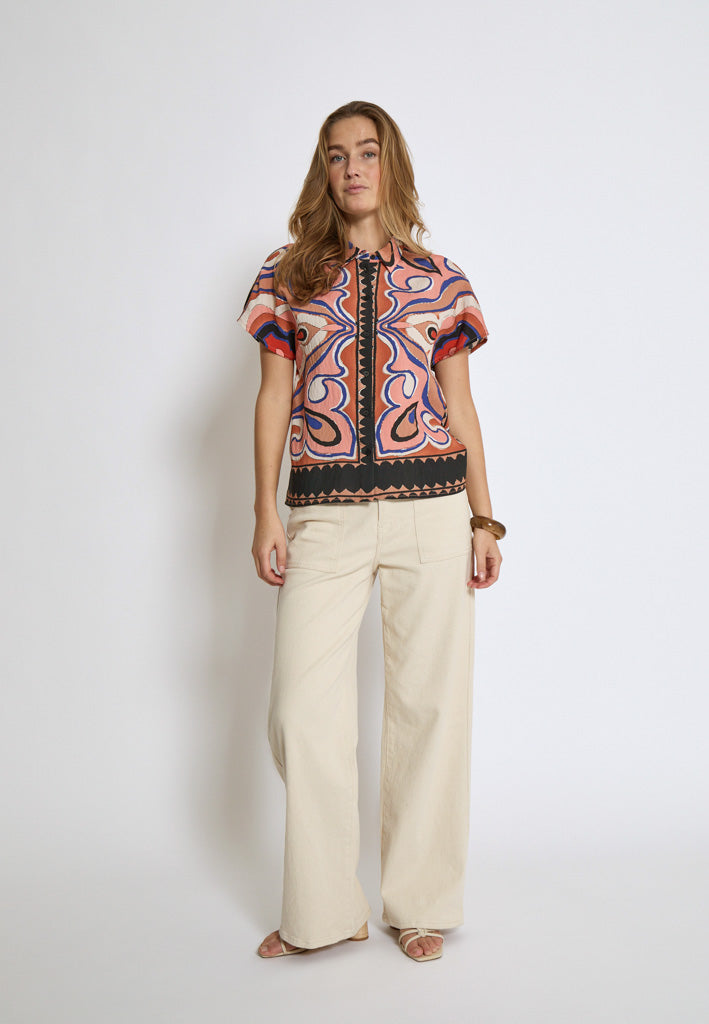 Peppercorn PCHanny Shirt Skjorter 4090 Strawberry Ice