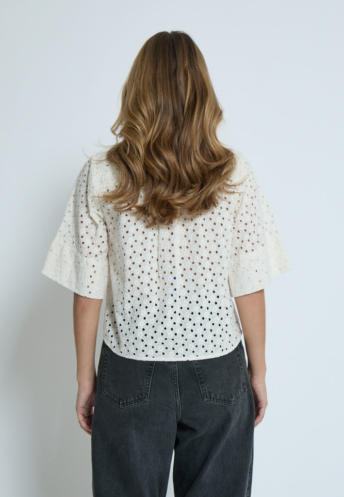 Peppercorn PCHaze Shirt Skjorter 0011 Gardenia
