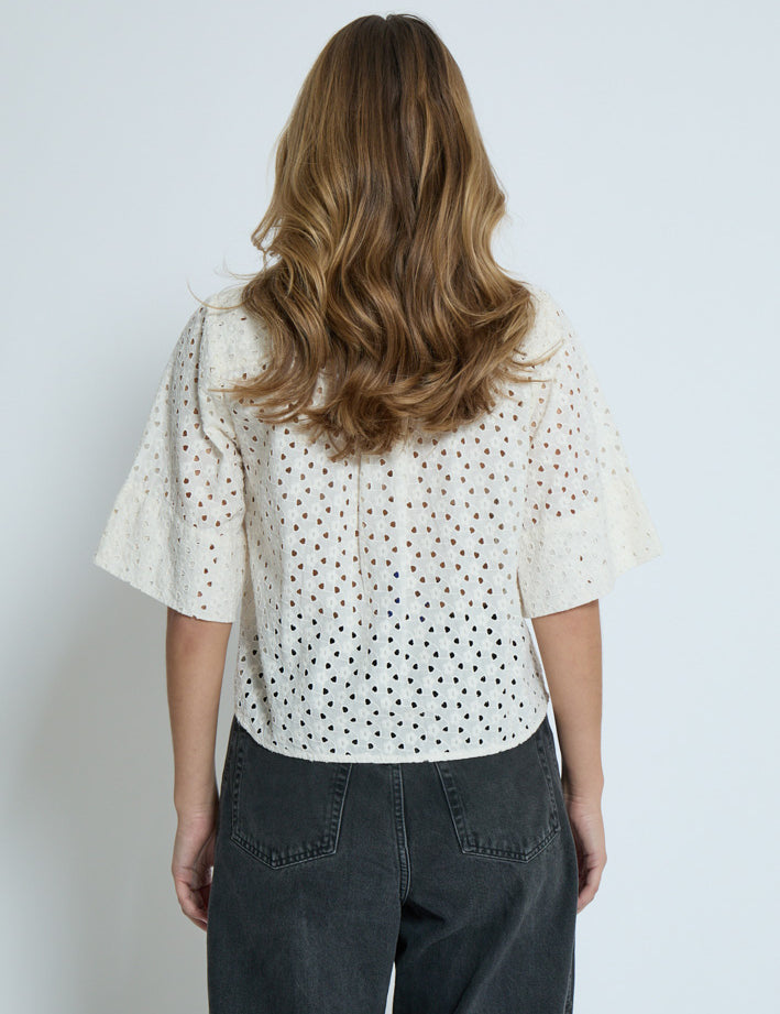 Peppercorn PCHaze Shirt Skjorter 0011 Gardenia