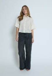 Peppercorn PCHaze Shirt Skjorter 0011 Gardenia