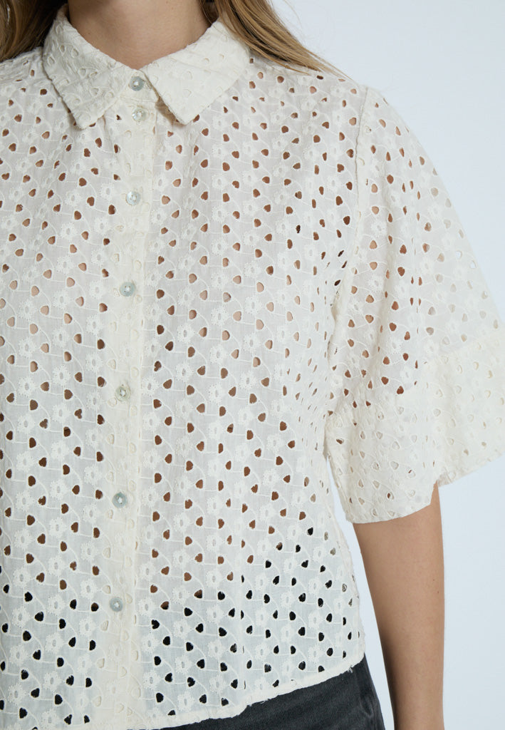 Peppercorn PCHaze Shirt Skjorter 0011 Gardenia