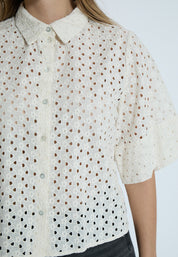 Peppercorn PCHaze Shirt Skjorter 0011 Gardenia
