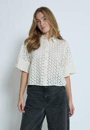 Peppercorn PCHaze Shirt Skjorter 0011 Gardenia