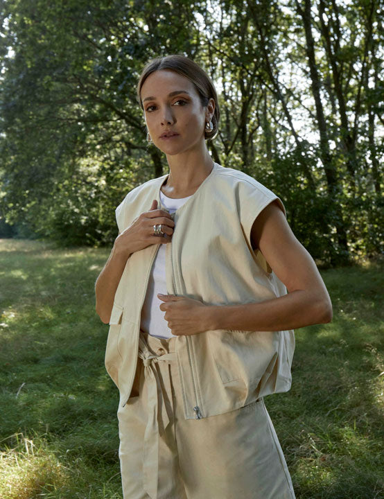 Peppercorn PCHeather Vest Vest 0202 Whitecap Grey