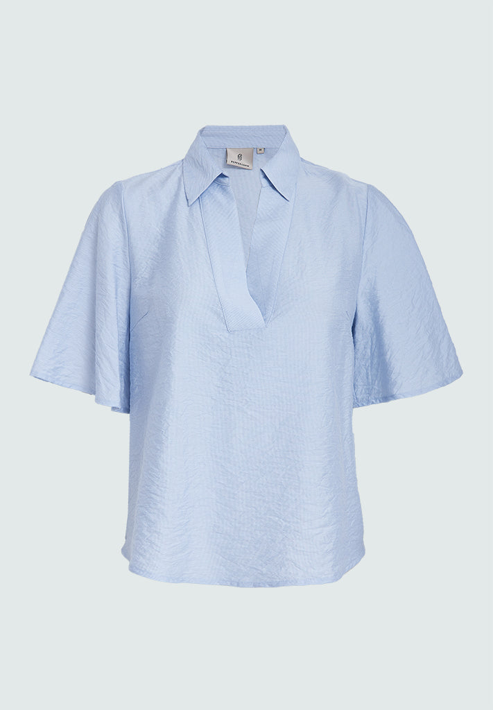 Peppercorn PCHedda Top Toppe 1041S Dusty Blue Stripe