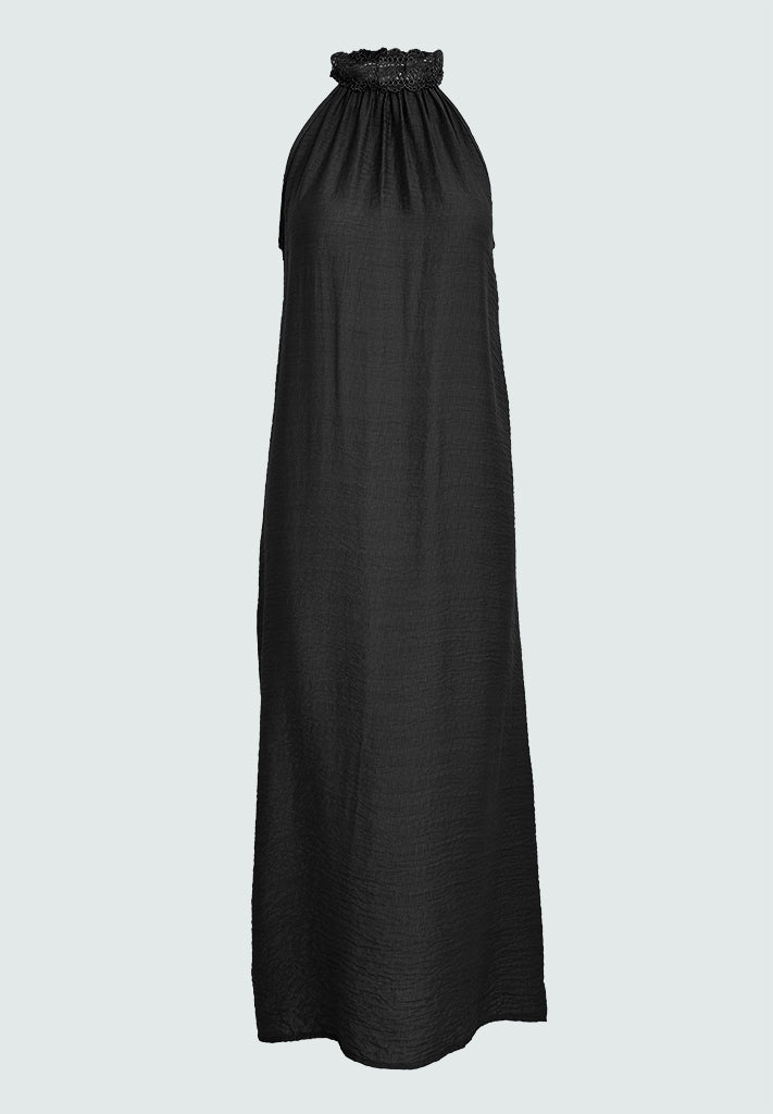 Peppercorn PCHelen Halterneck Dress Kjoler Sort