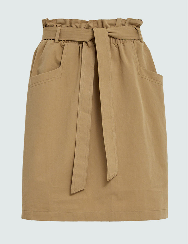 Peppercorn PCHillary Skirt Nederdele 6796 Tannin Sand