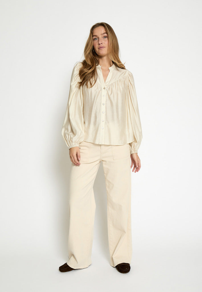 Peppercorn PCIda Shirt Skjorter 0202 Whitecap Grey