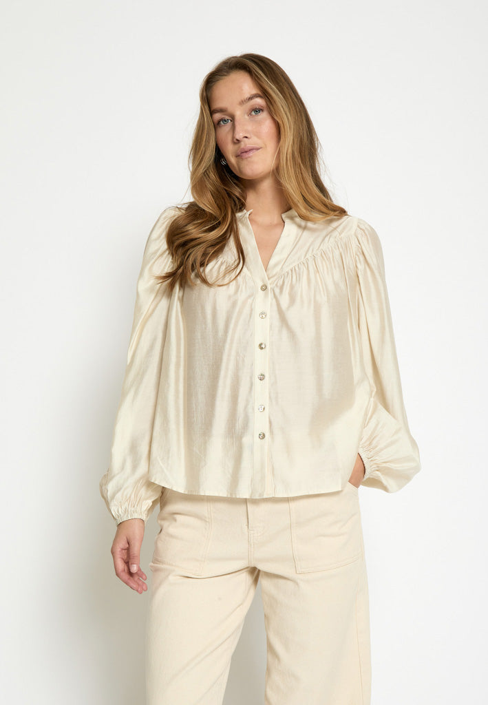 Peppercorn PCIda Shirt Skjorter 0202 Whitecap Grey