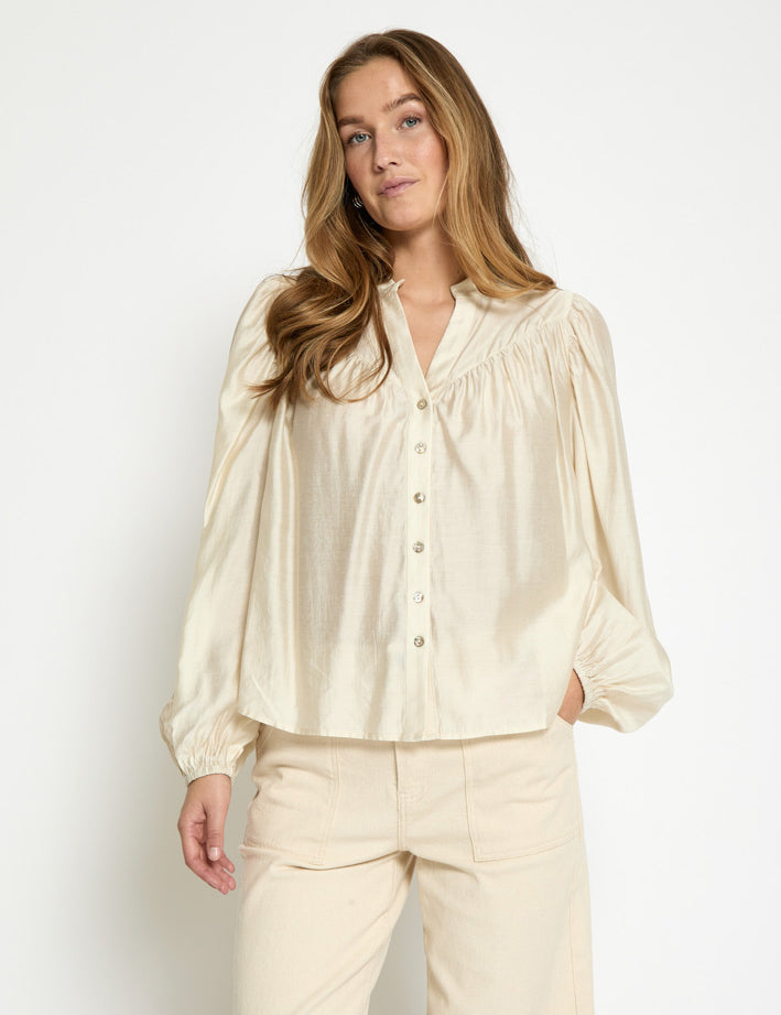 Peppercorn PCIda Shirt Skjorter 0202 Whitecap Grey