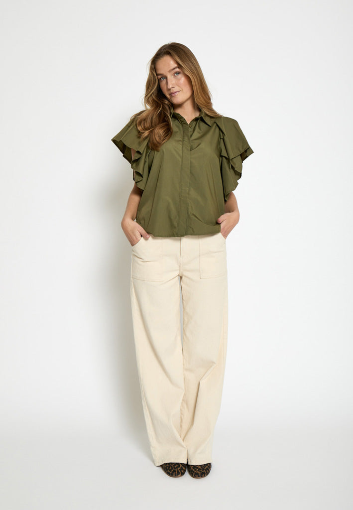 Peppercorn PCIlliona Shirt Skjorter 3059 Kalamata