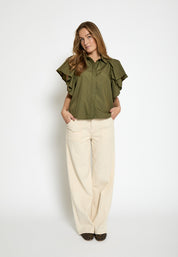 Peppercorn PCIlliona Shirt Skjorter 3059 Kalamata
