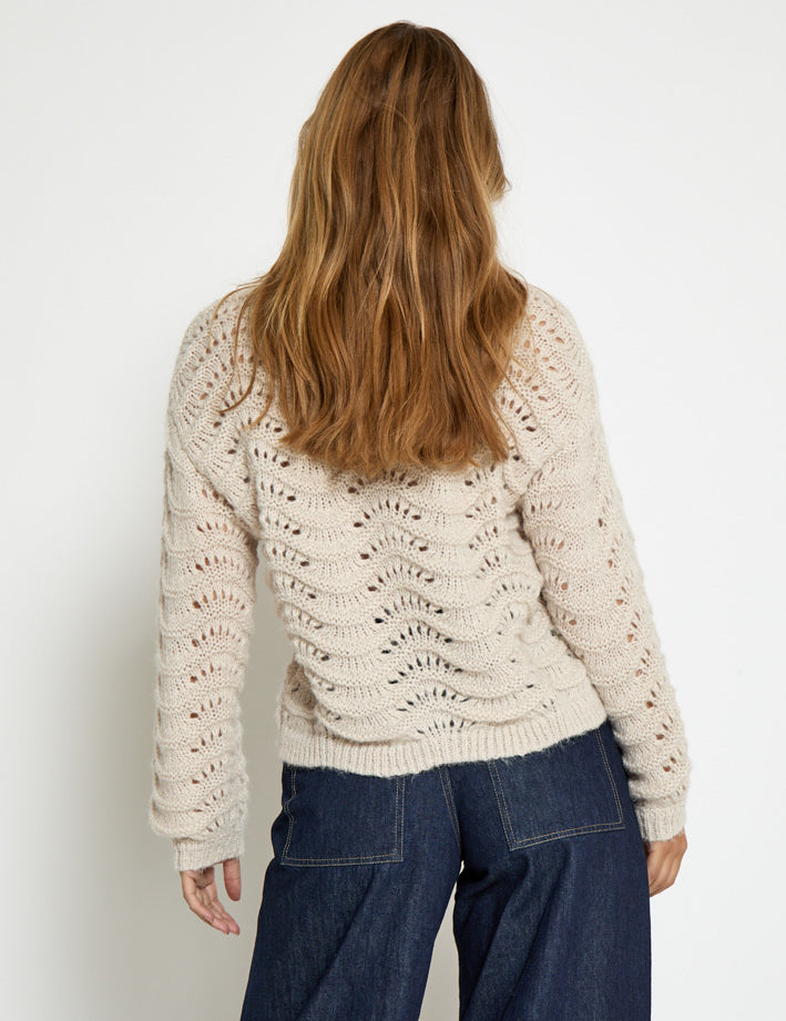 Peppercorn PCJody GRS Knit Pullover Pullover 2206 Fog Sand