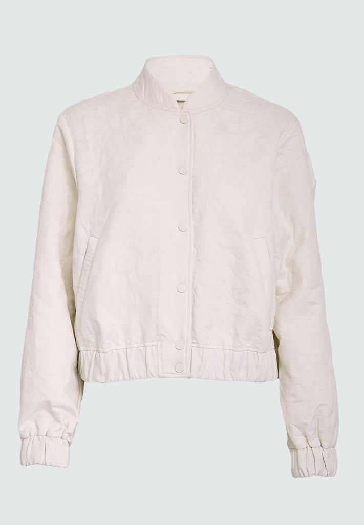 Peppercorn PCJulie Bomber Jacket Jakker 0202J Whitecap Creme Jacq.