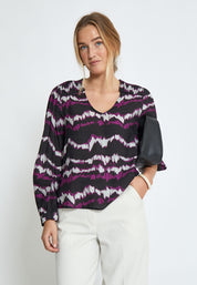 Peppercorn PCParisa Bluse Bluser 9000P Black Print