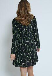 Peppercorn PCParker Odette Short Dress Kjoler 3186P Foliage Green Print