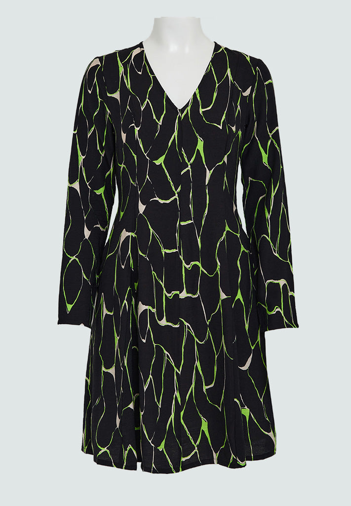 Peppercorn PCParker Odette Short Dress Kjoler 3186P Foliage Green Print