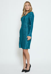 Peppercorn PCPatricia Plisse Kjole Kjoler 2114 Ocean Depths