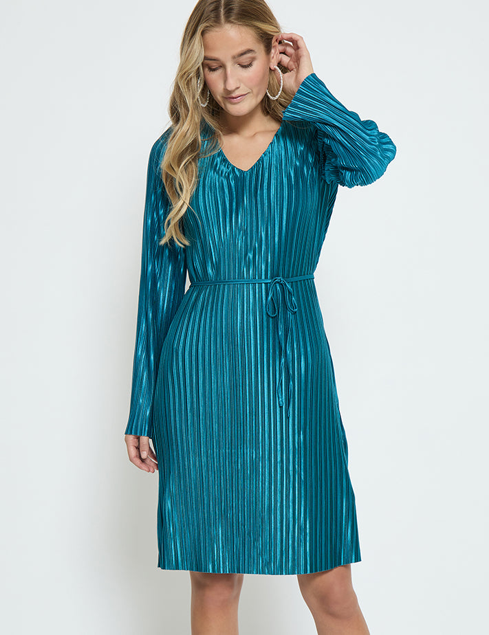 Peppercorn PCPatricia Plisse Kjole Kjoler 2114 Ocean Depths