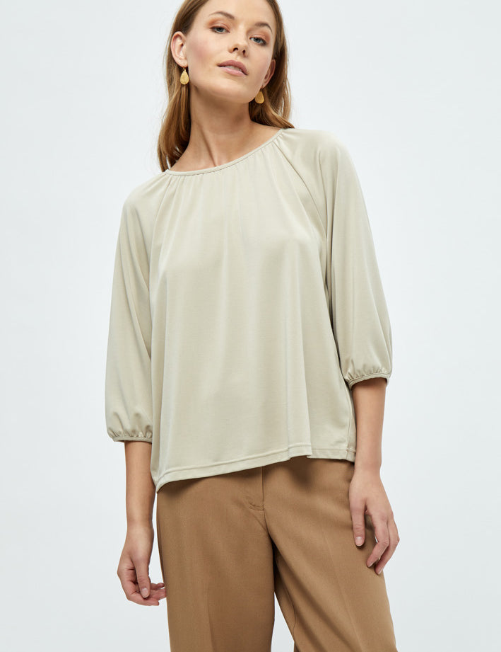 4 Sleeve Blouse Bluser 2105 Feather Gray