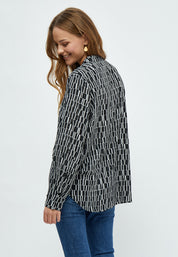 Peppercorn PCPhilippa Long Sleeve Shirt Skjorter 2326P Gray Violet Print