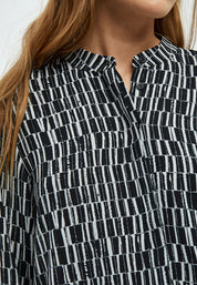 Peppercorn PCPhilippa Long Sleeve Shirt Skjorter 2326P Gray Violet Print
